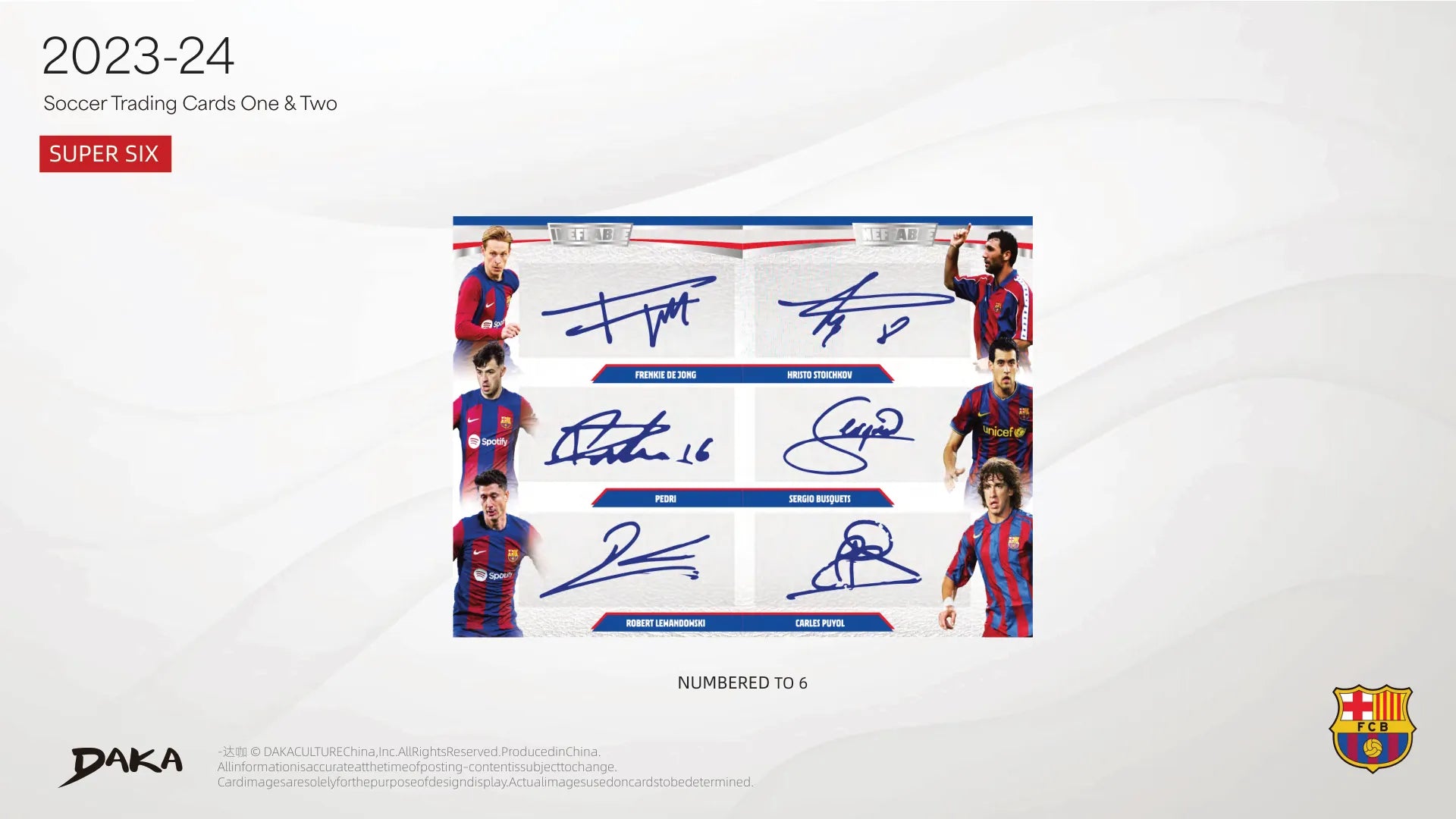 DAKA - FC Barcelona One & Two Soccer Cards Box 2023-24