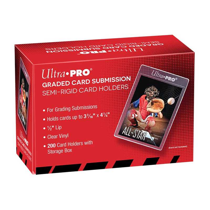 Ultra Pro 1/2" Lip Semi-Rigid Tall Card Holders