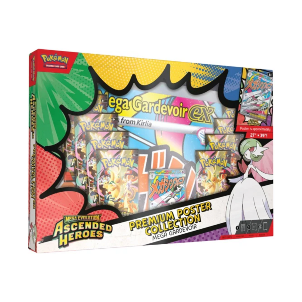 Pokémon Ascended Heroes ME2.5 Mega Gardevoir Premium Poster Collection EN