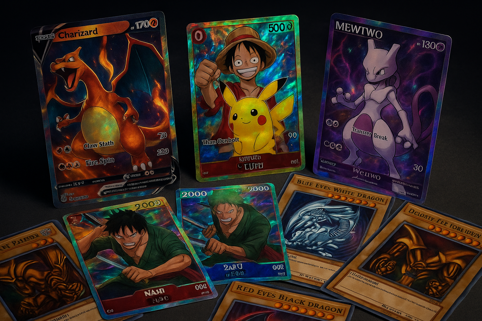 Bild von TCG sammelkarten, Pokemon Opepice Yu-Gi-Oh!