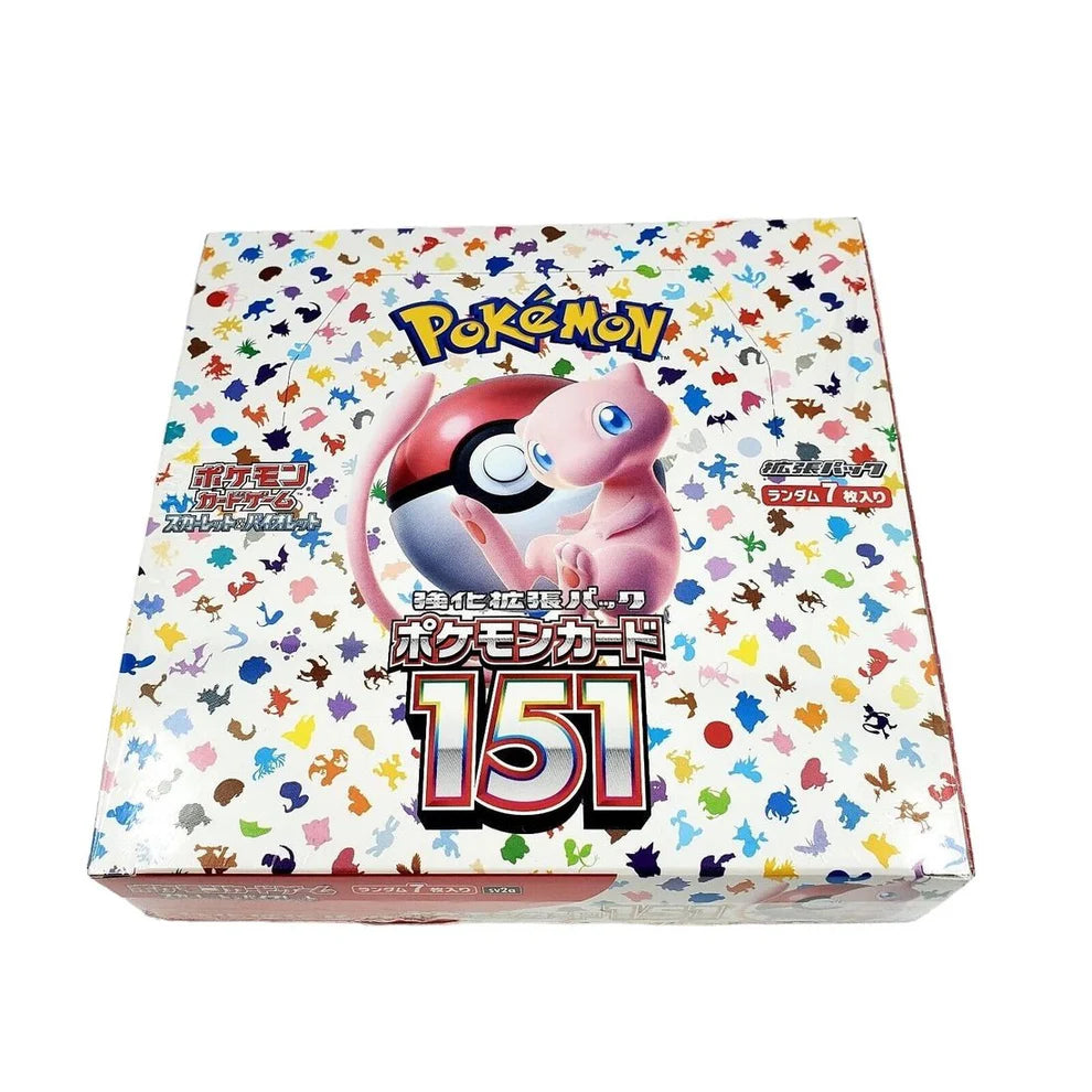 Pokémon 151 Booster Display Japanese