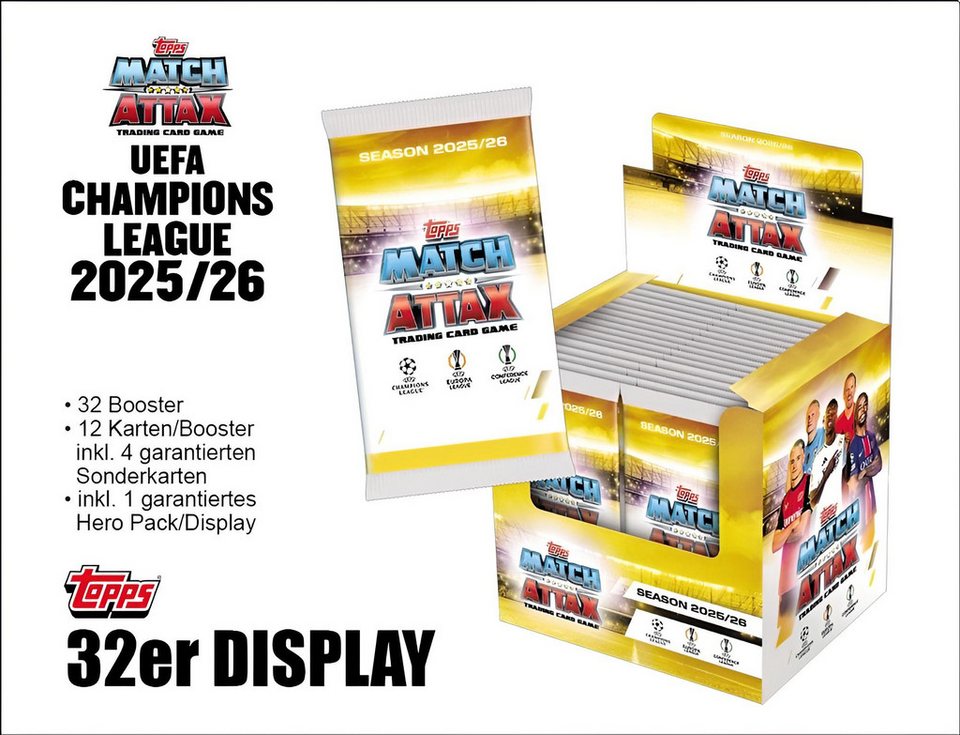 Topps - Match Attax UEFA Champions League Booster Box 2025-26