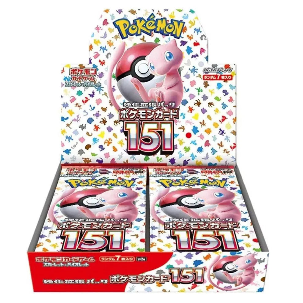 Pokémon 151 Booster Display Japanese